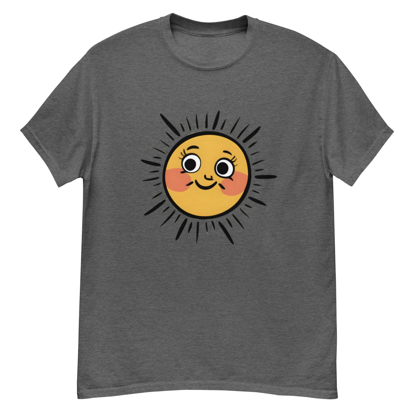 Lysande T-shirt med Tecknad Sol