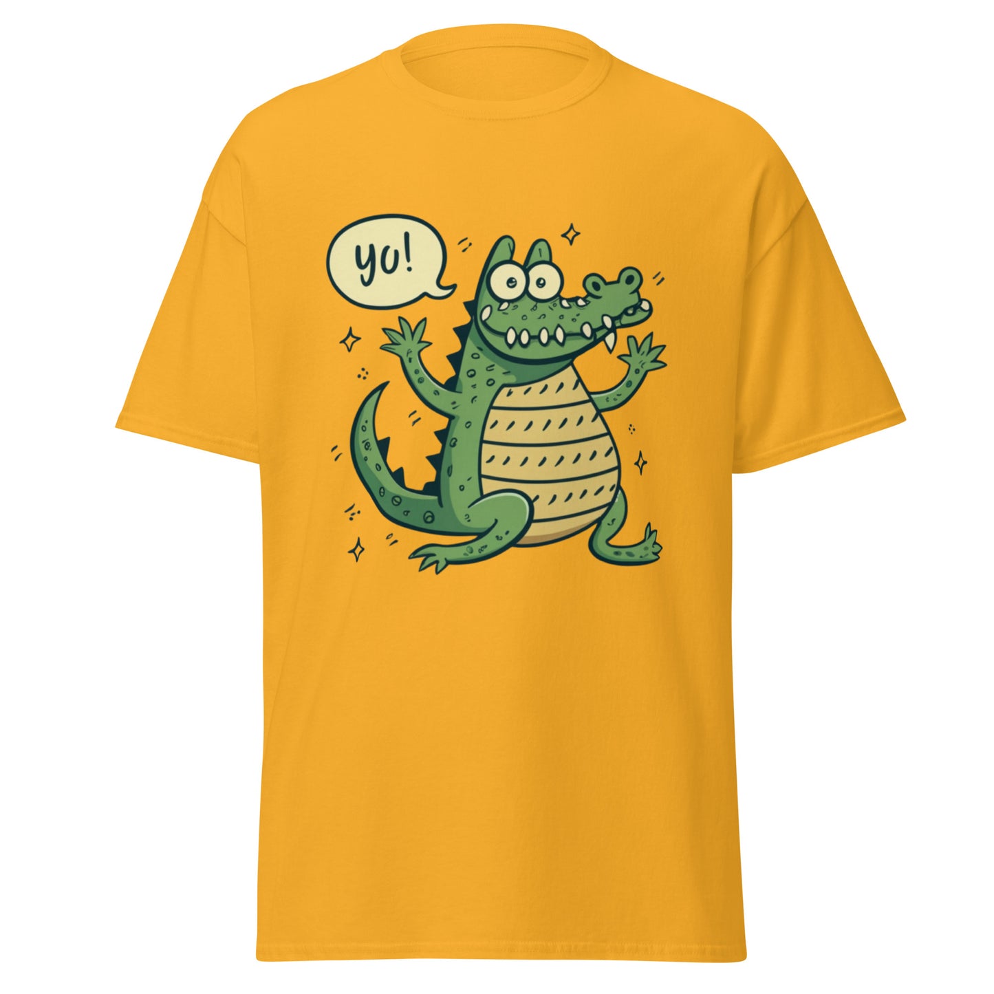 Gullig Kramgo Krokodil T-shirt | Sprid Kärlek med Vår Charmiga Design!