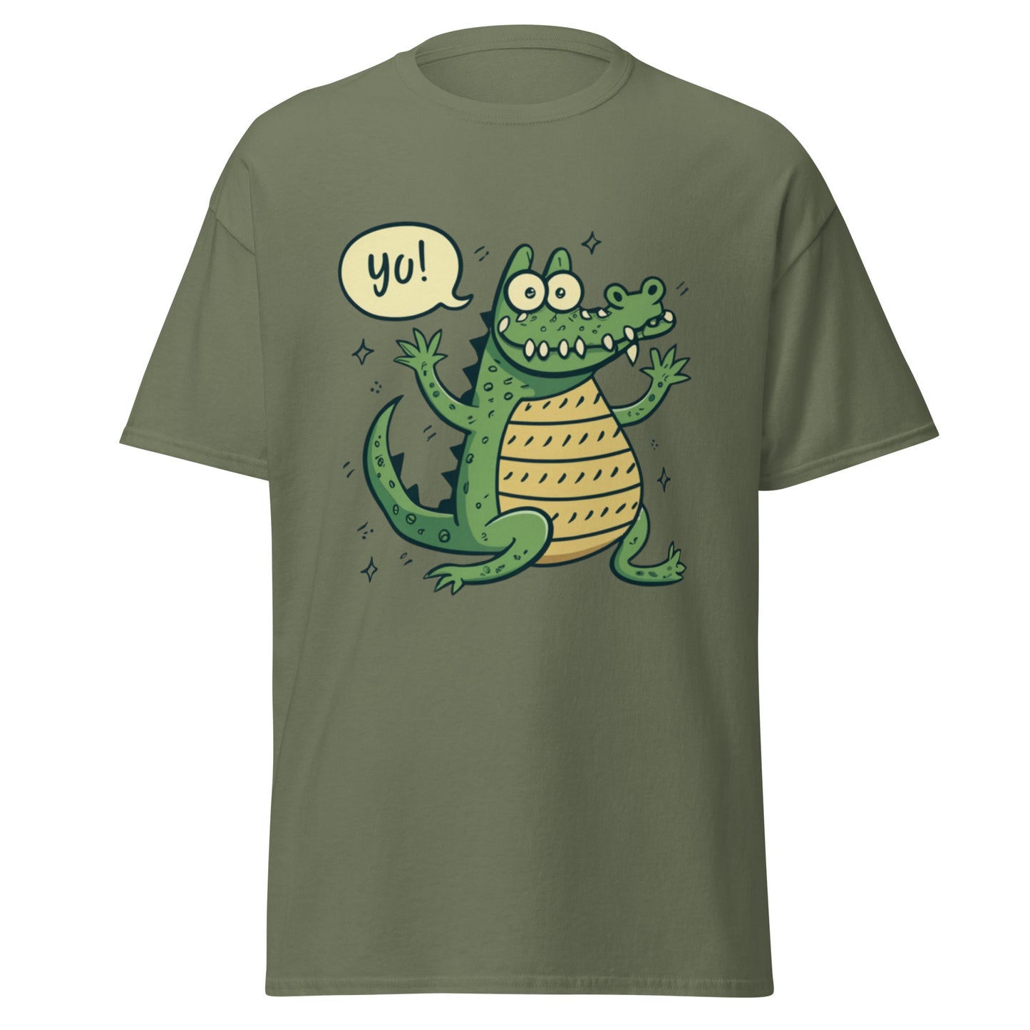 Gullig Kramgo Krokodil T-shirt | Sprid Kärlek med Vår Charmiga Design!