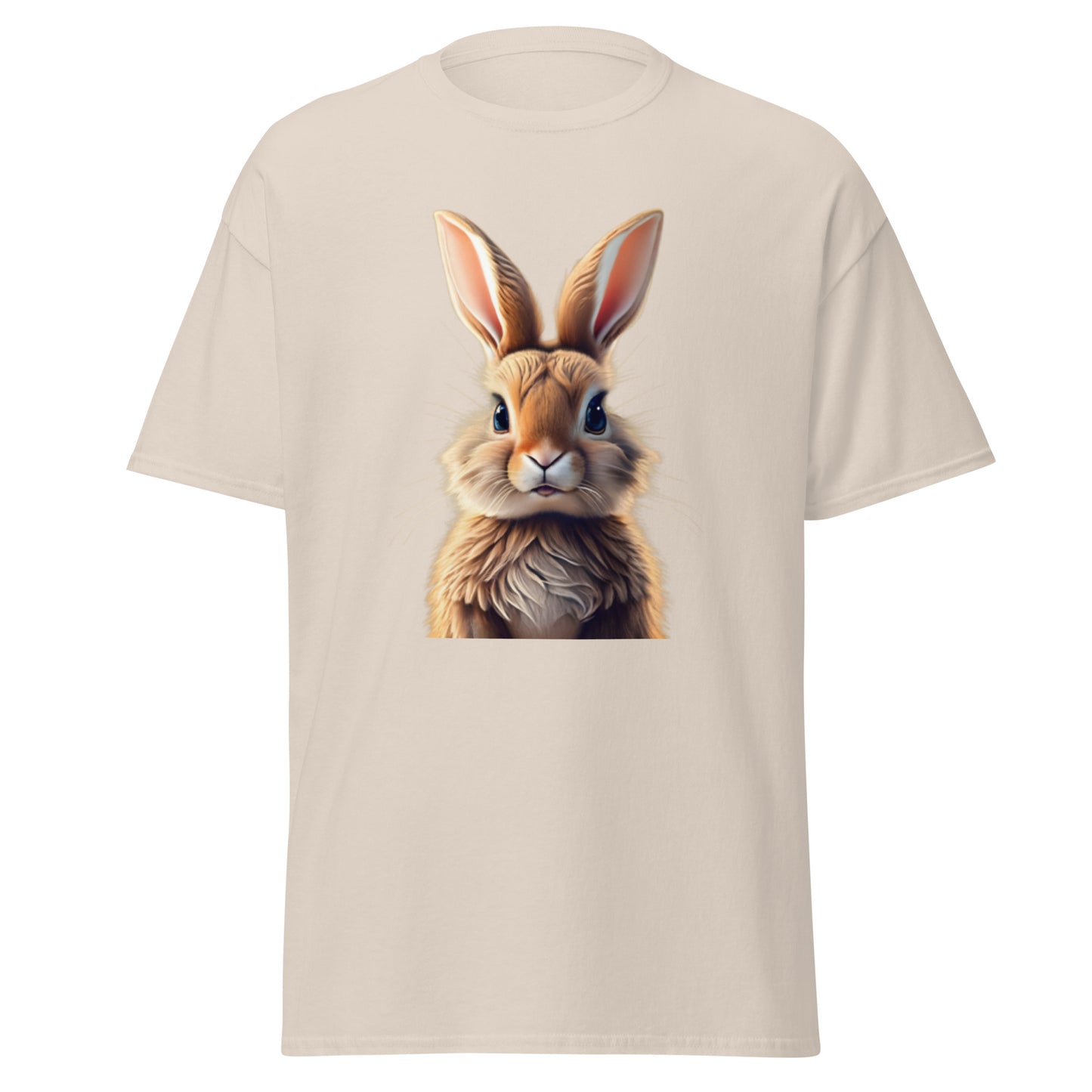 Cute T-shirt with rabbit motif