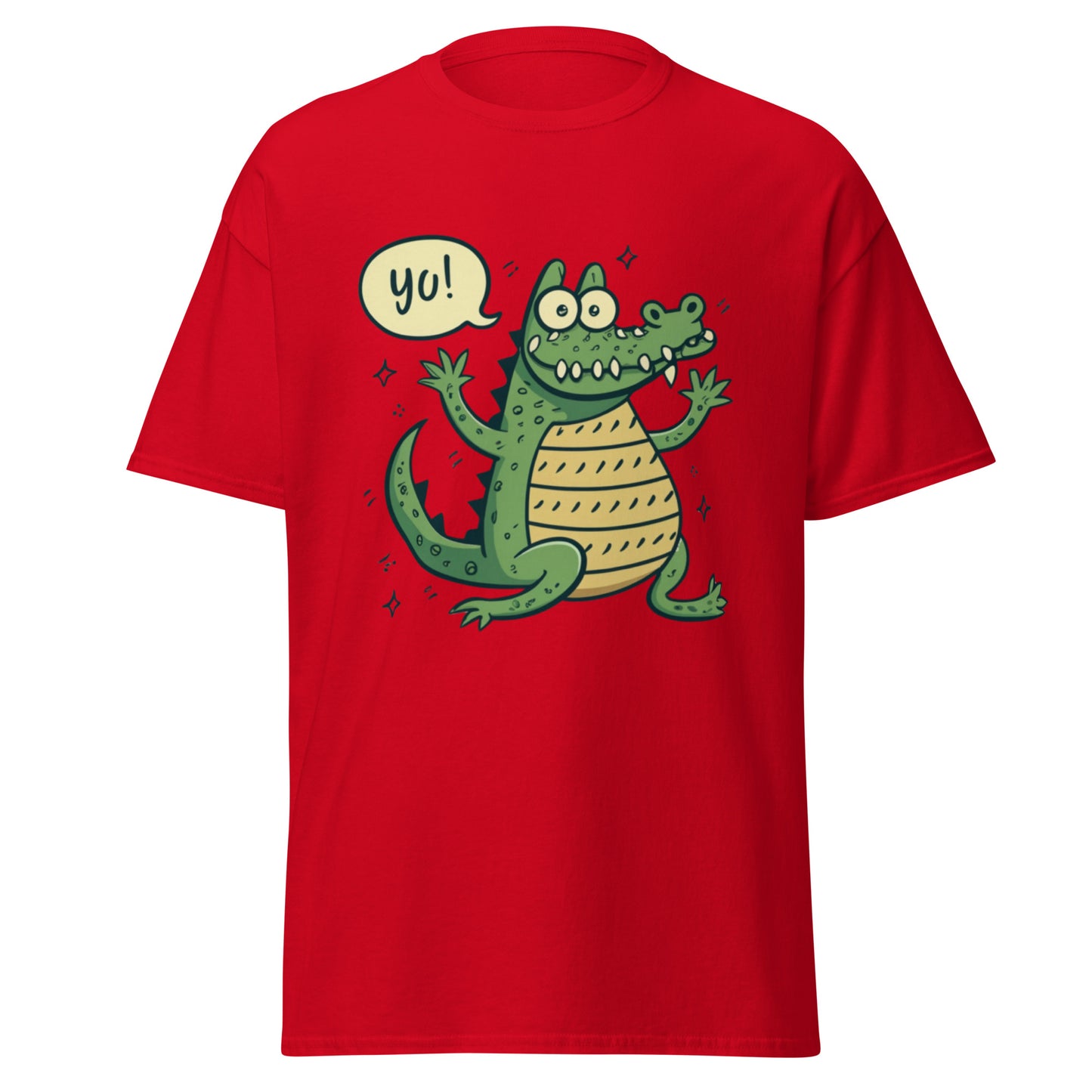 Gullig Kramgo Krokodil T-shirt | Sprid Kärlek med Vår Charmiga Design!