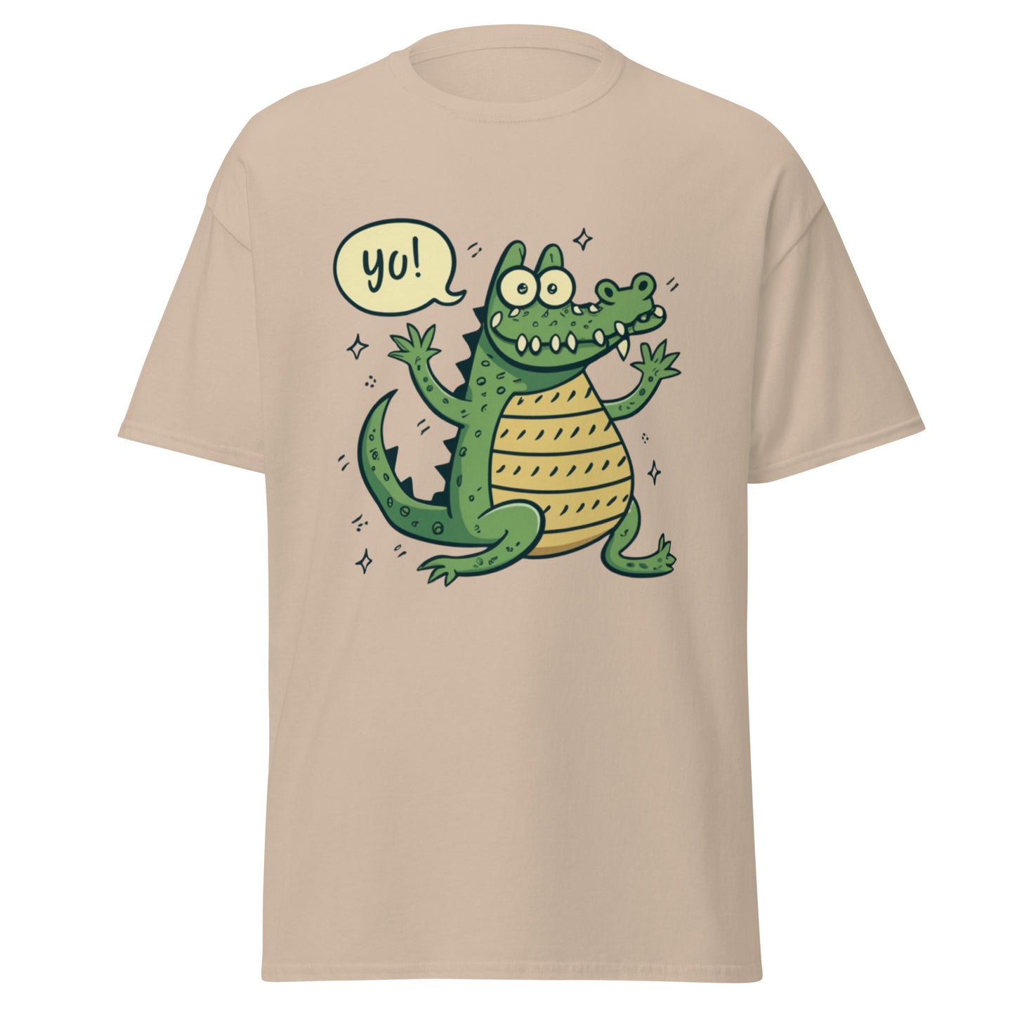 Gullig Kramgo Krokodil T-shirt | Sprid Kärlek med Vår Charmiga Design!