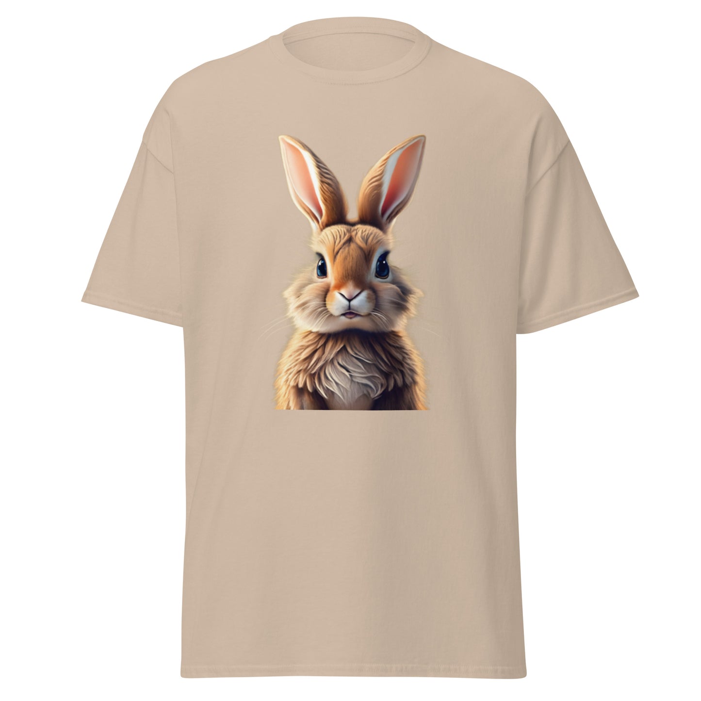 Cute T-shirt with rabbit motif