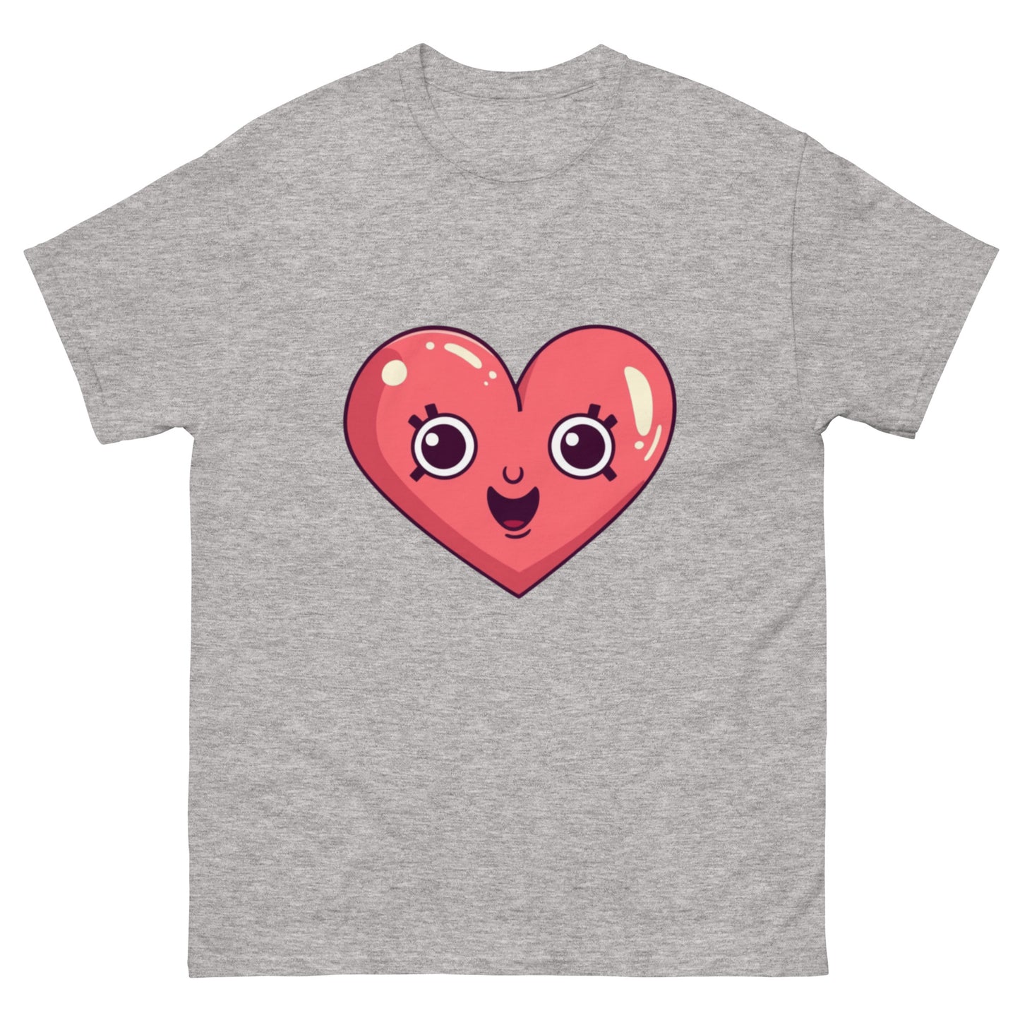 Elegant T-shirt with heart motif