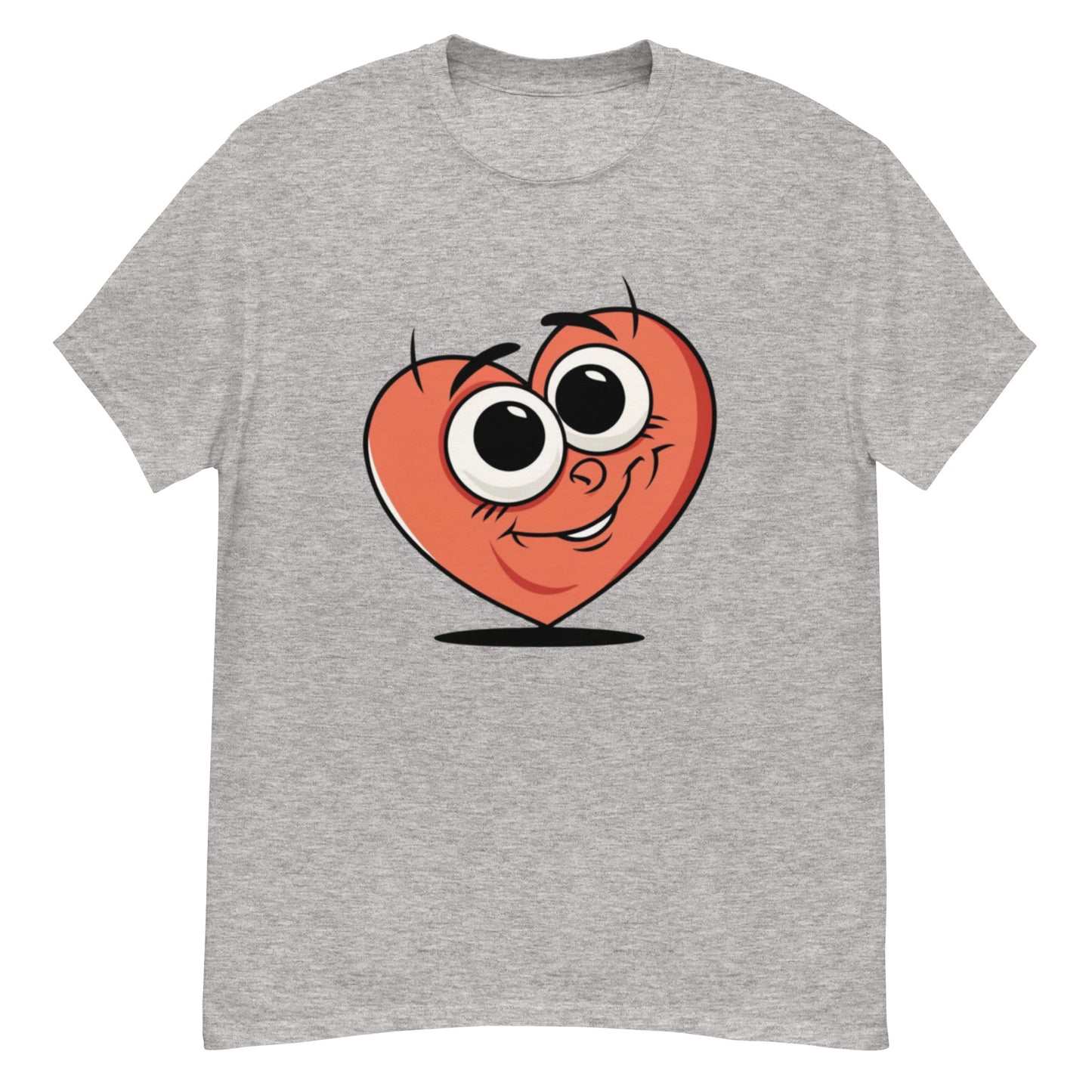 Charming T-shirt with a cartoon heart