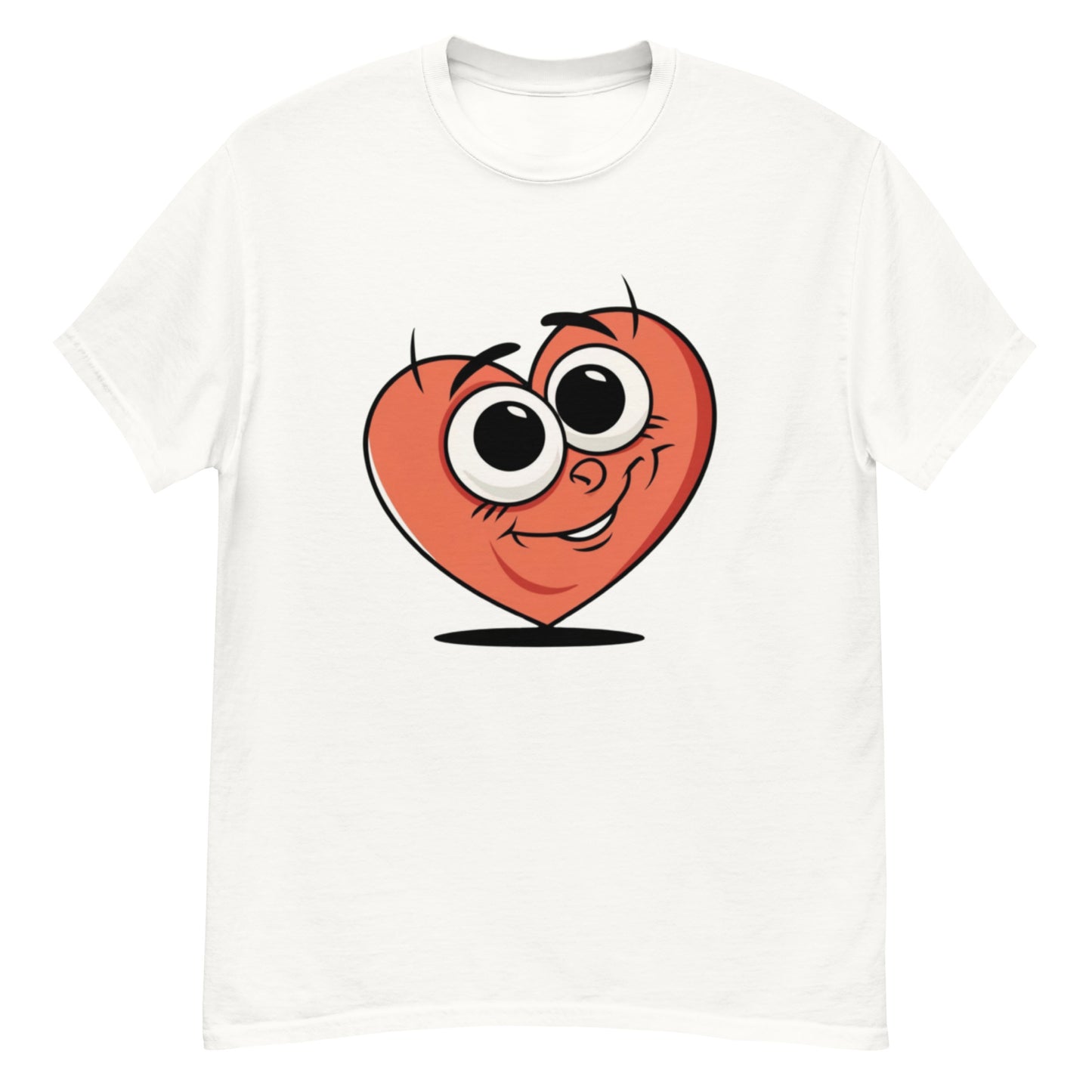 Charming T-shirt with a cartoon heart