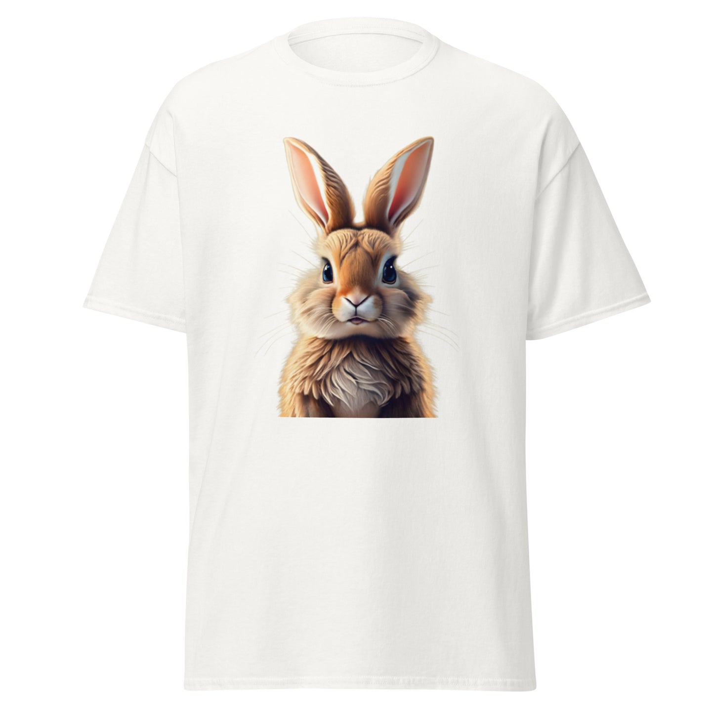 Cute T-shirt with rabbit motif