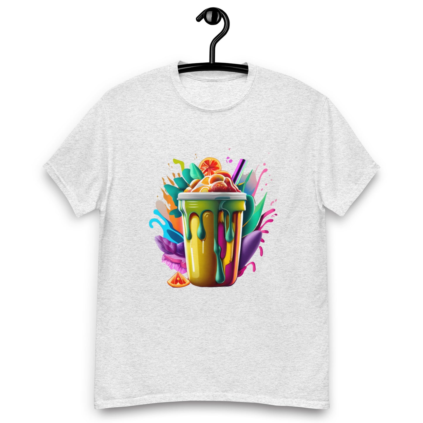 T-shirt med färgglatt smoothiemotiv