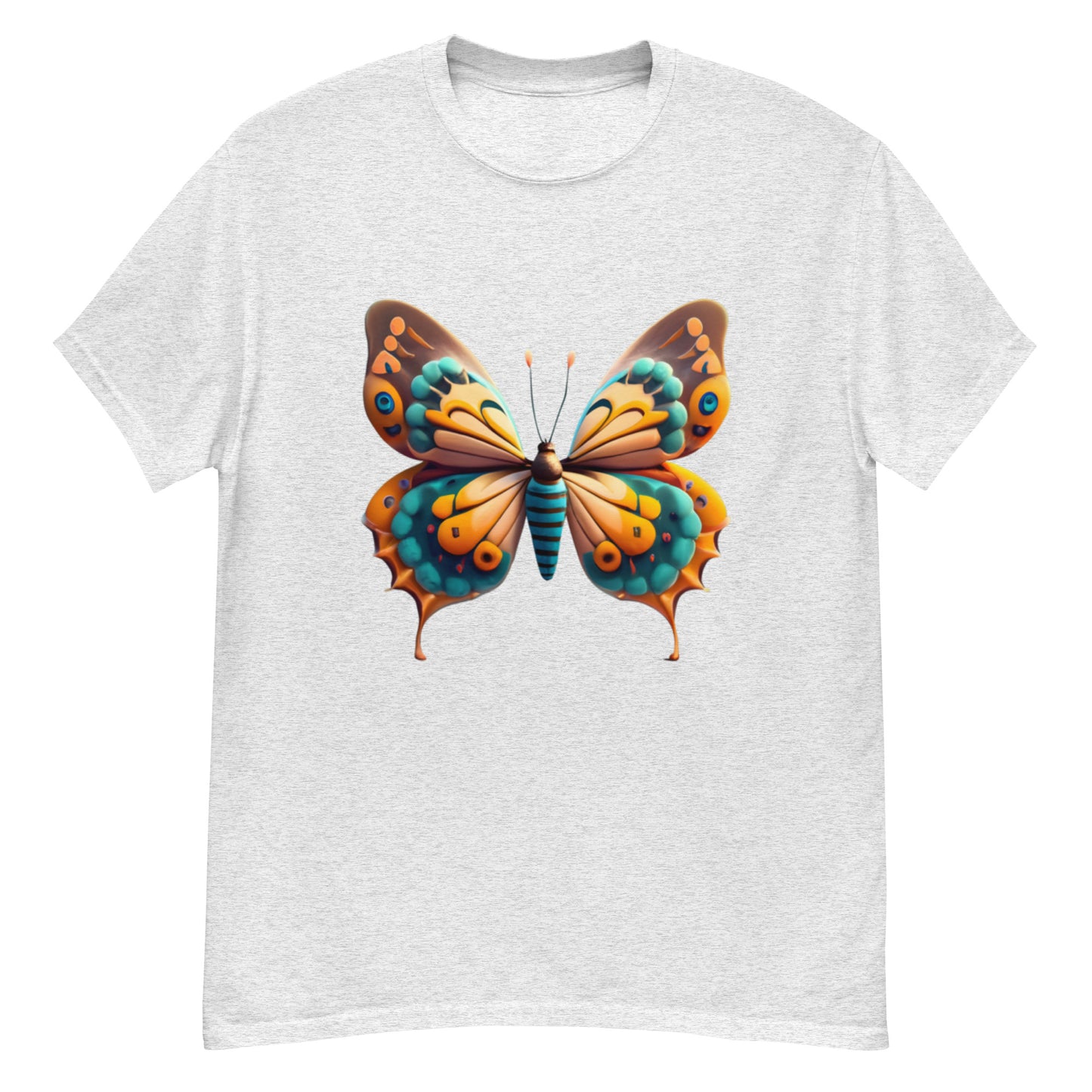 Unique T-shirt with butterfly motif
