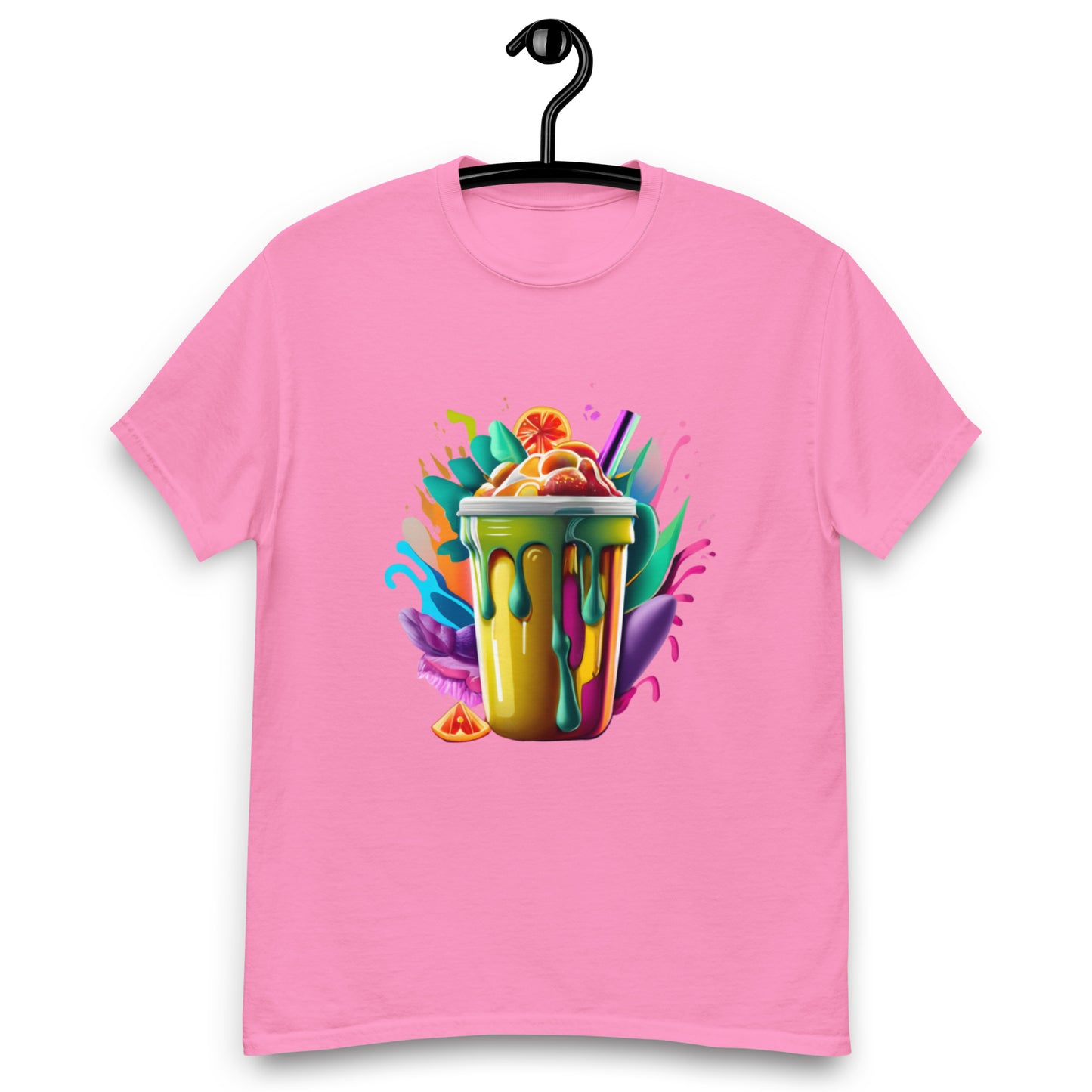 T-shirt med färgglatt smoothiemotiv