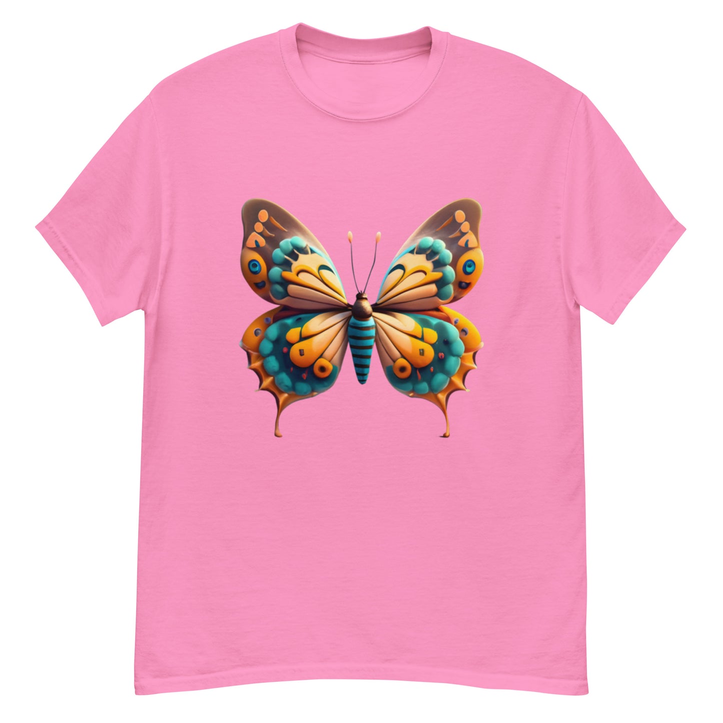 Unique T-shirt with butterfly motif