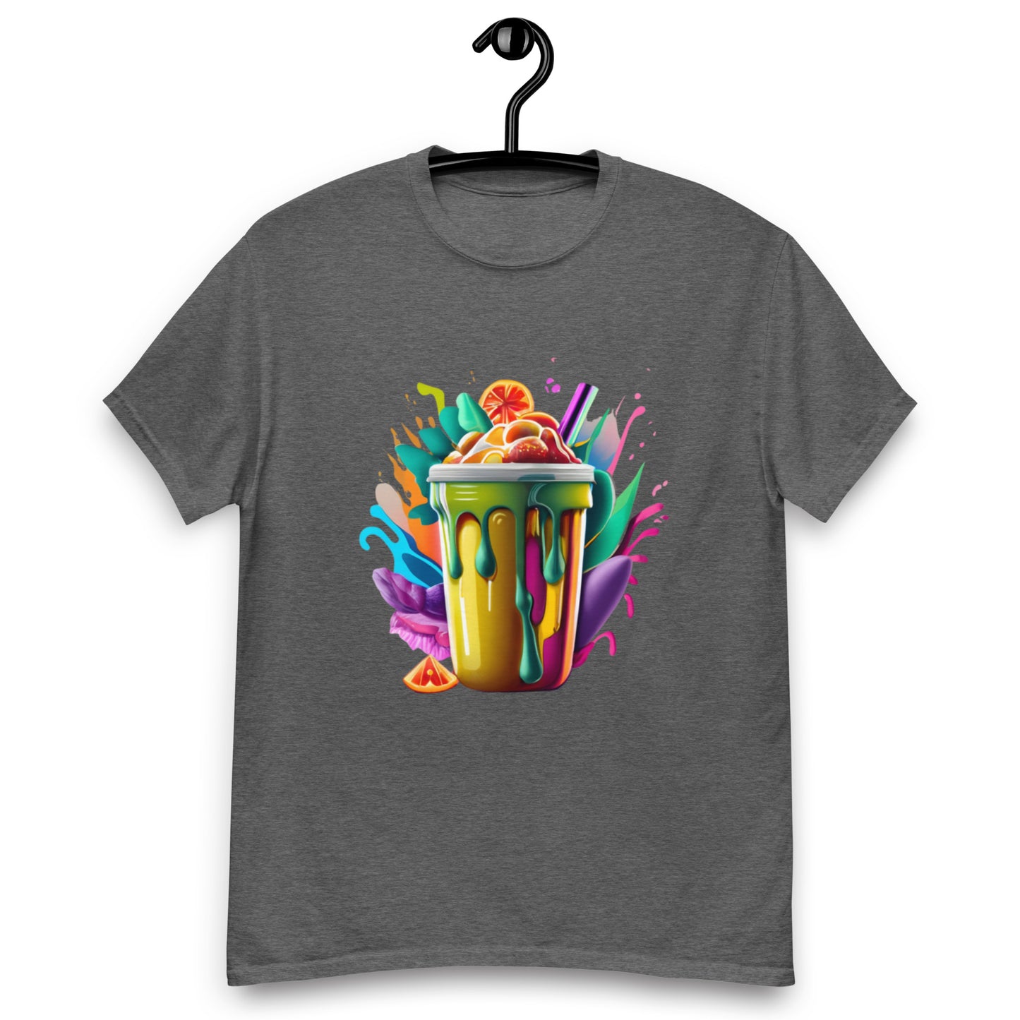 T-shirt med färgglatt smoothiemotiv