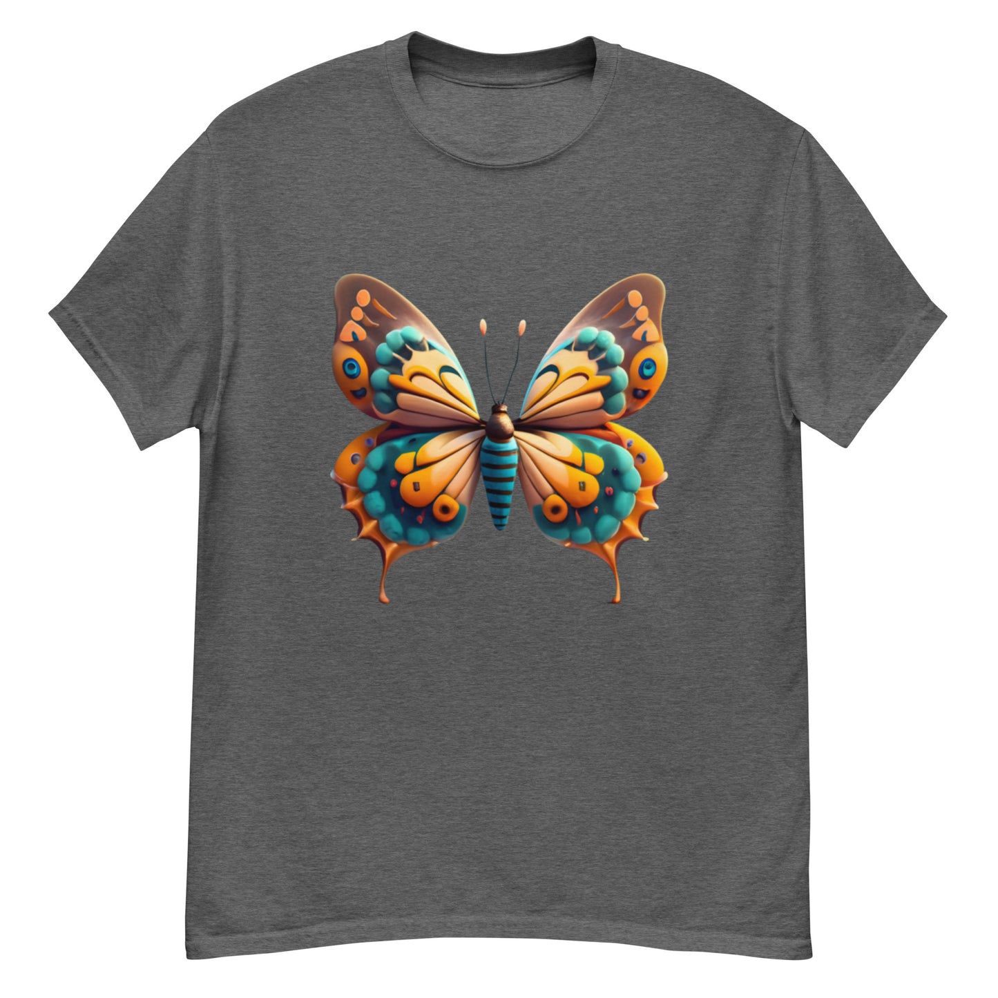 Unique T-shirt with butterfly motif