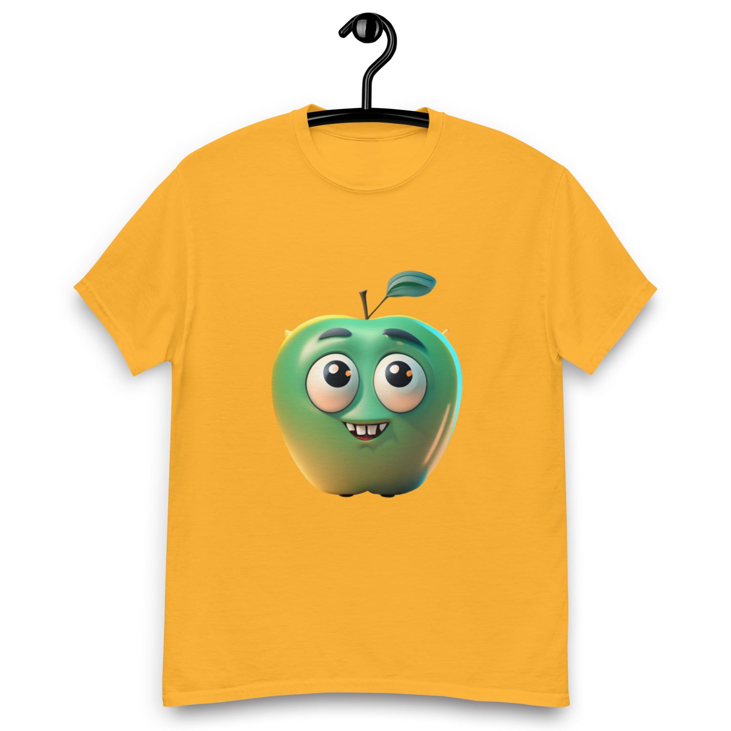 T-shirt Grönt Animerat Äpple