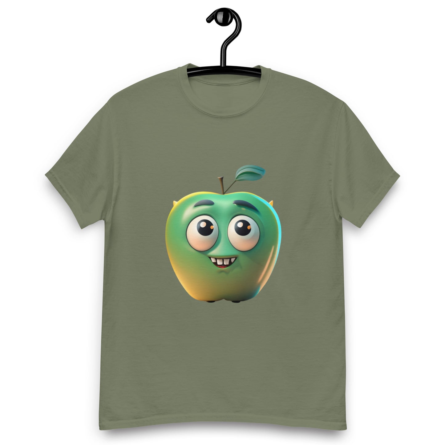 T-shirt Grönt Animerat Äpple