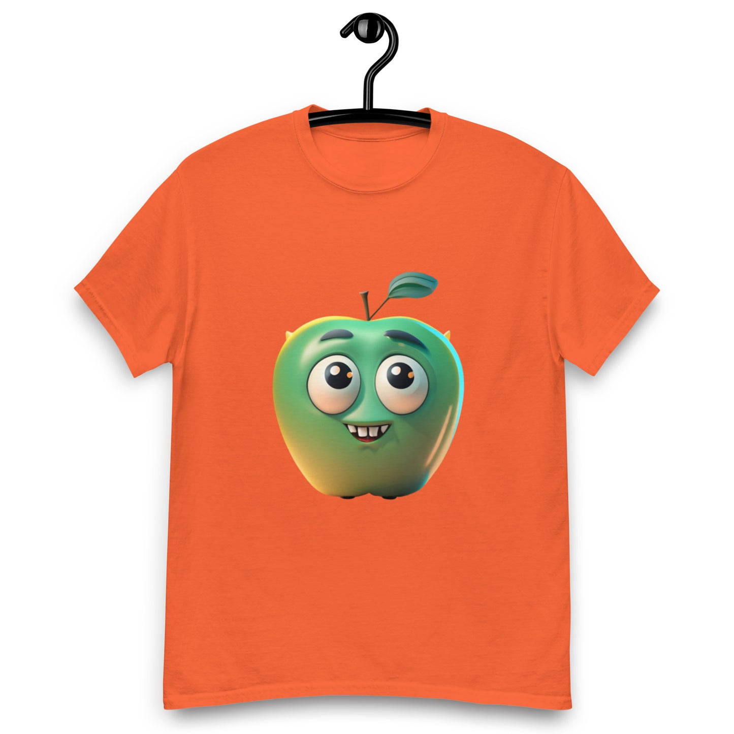T-shirt Grönt Animerat Äpple