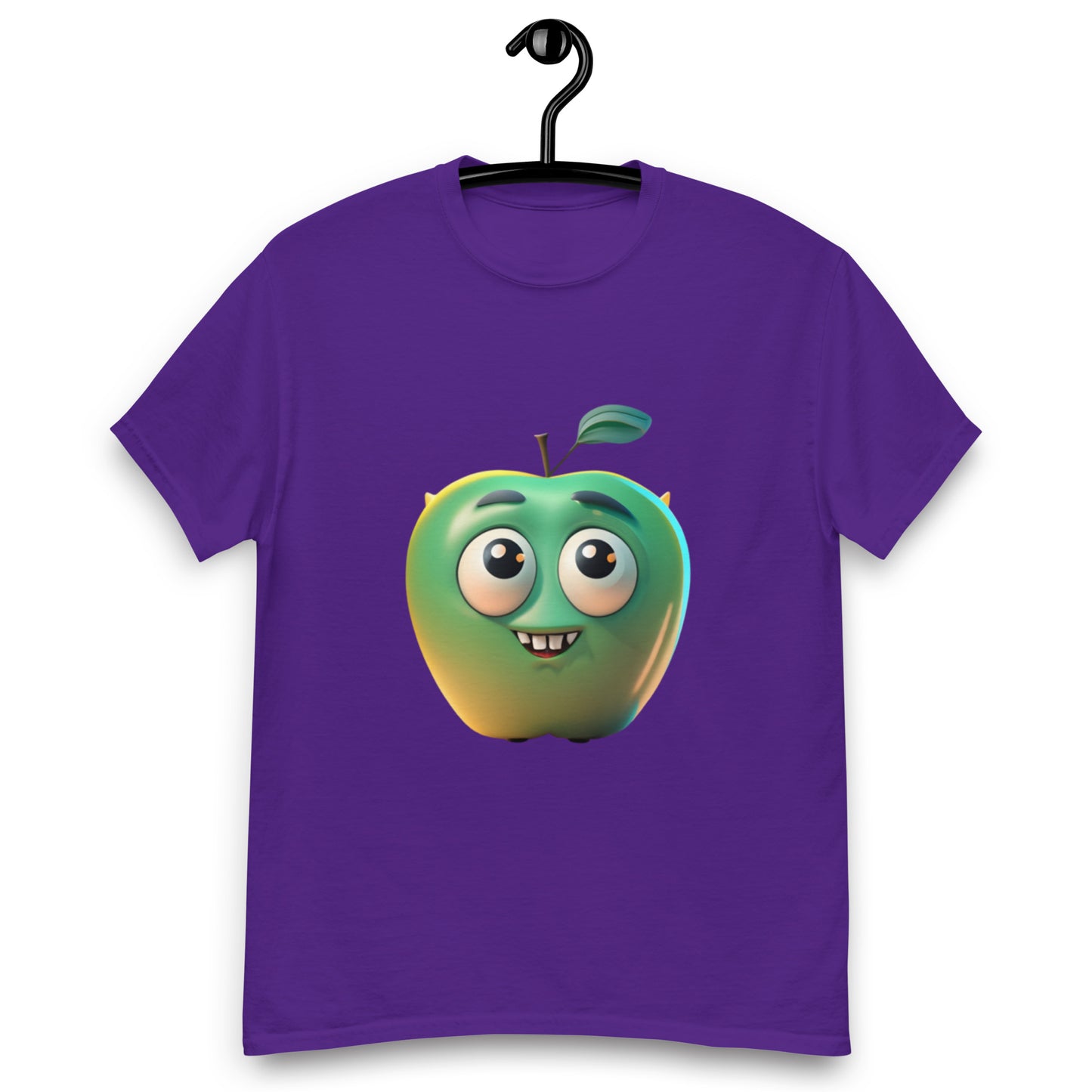 T-shirt Grönt Animerat Äpple