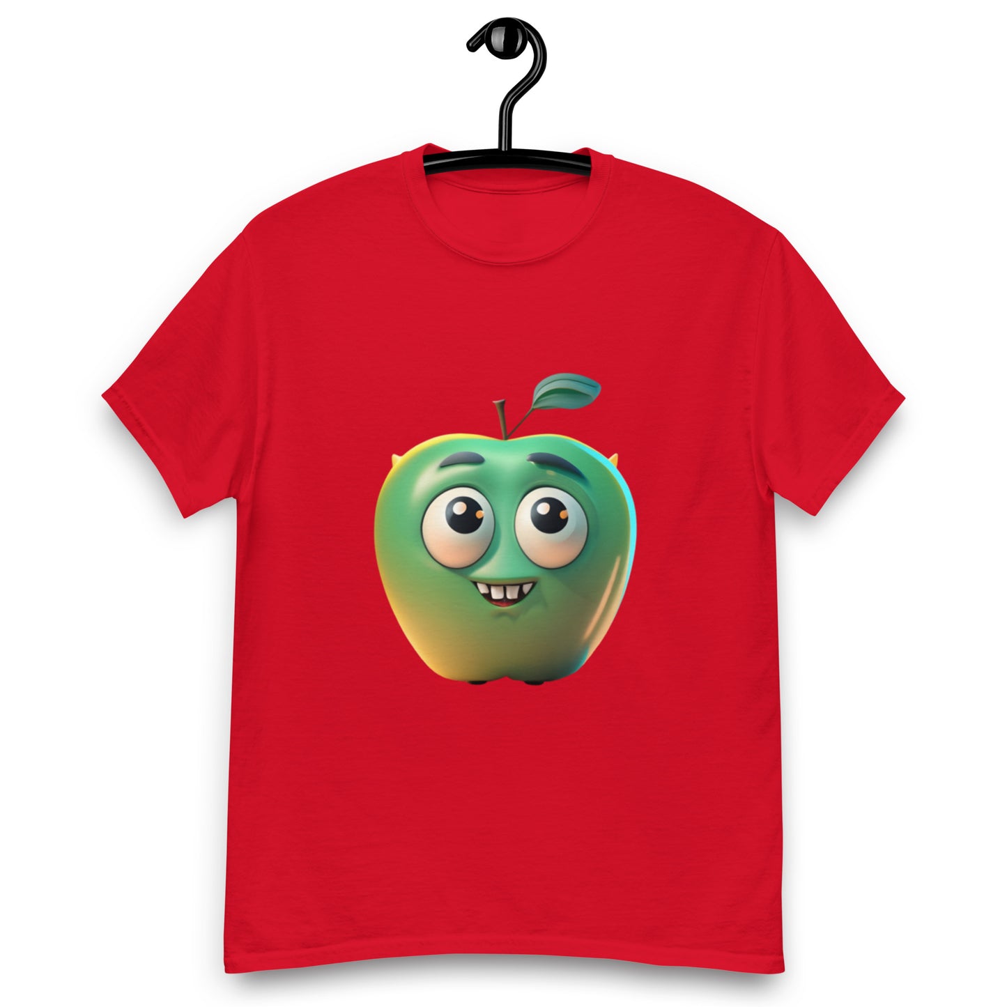 T-shirt Grönt Animerat Äpple