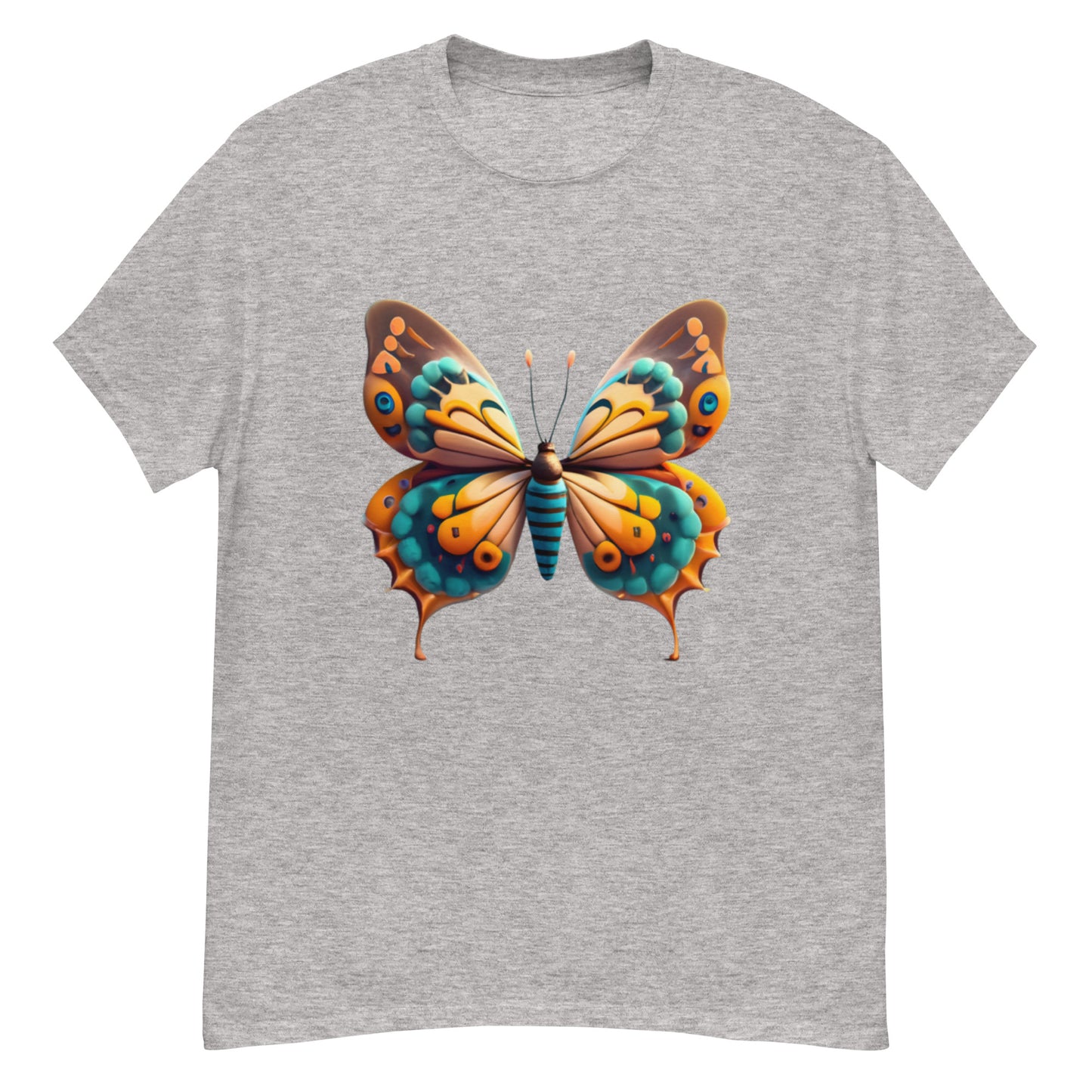 Unique T-shirt with butterfly motif